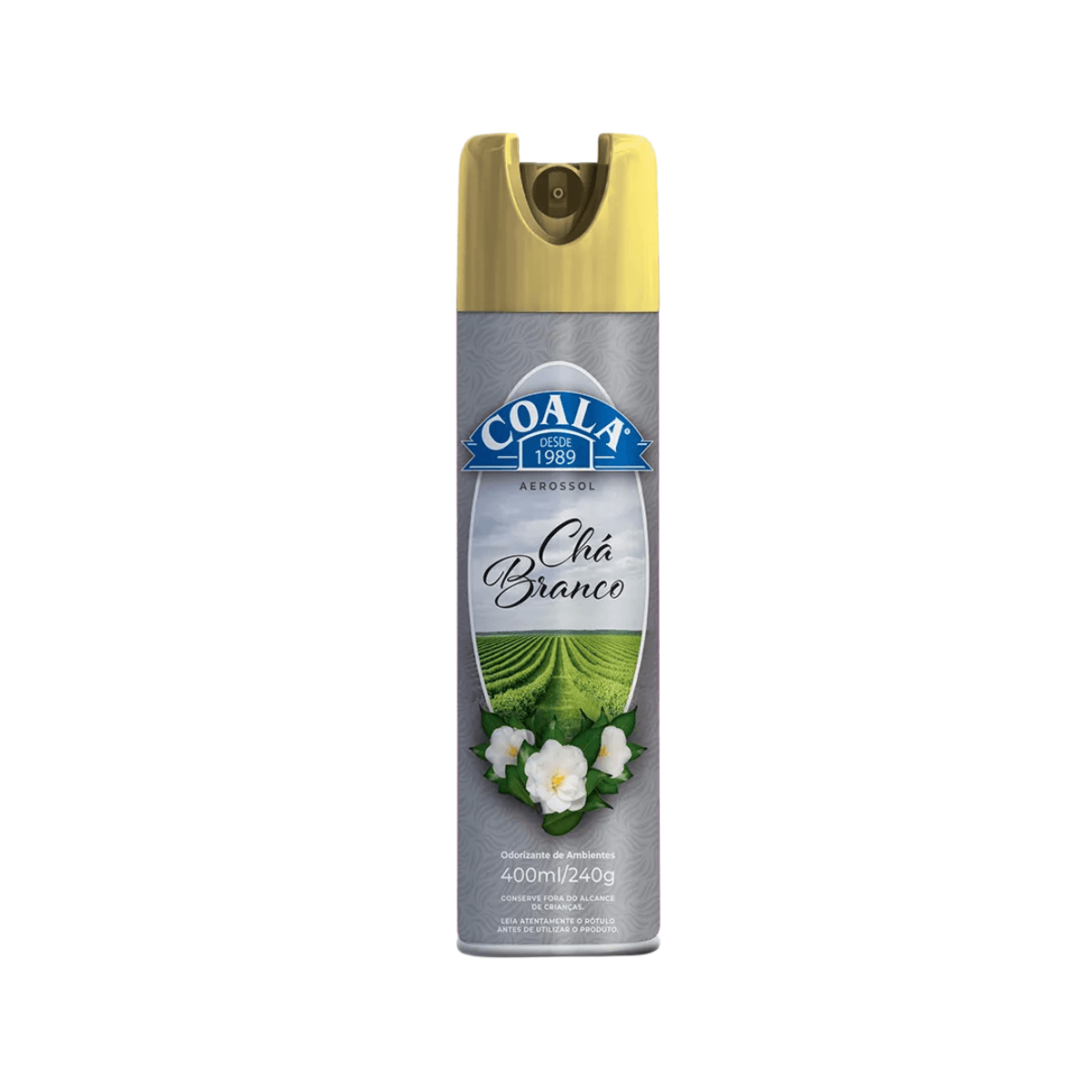 Odorizante de Ambientes Aerossol Chá Branco 400ml Coala